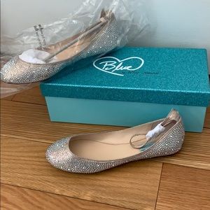 Betsey Johnson ankle strap flat